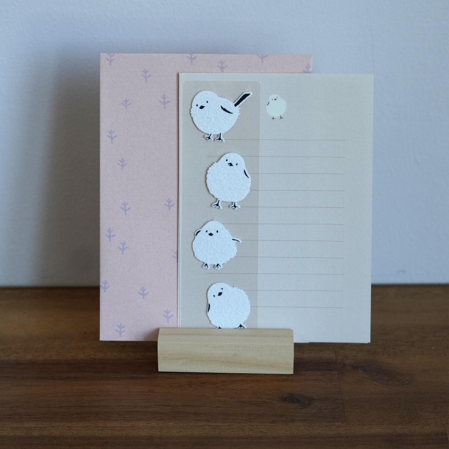 Fluffy Bird Mini Letter Set + Stickers - Midori