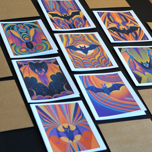 Groovy Bats Card Set