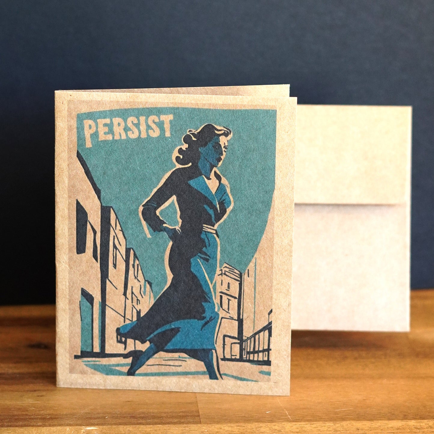 Persist Greeting Card