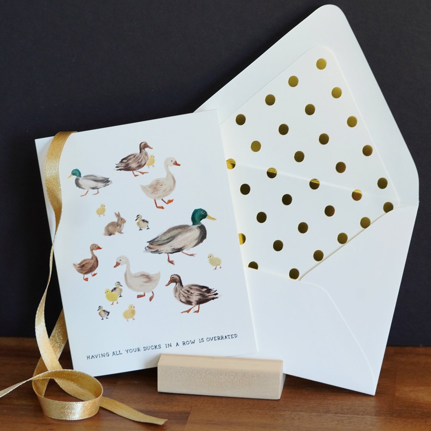 Having All Your Ducks In A Row Is Overrated Greeting Card