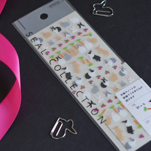 Rabbit Stickers - Midori