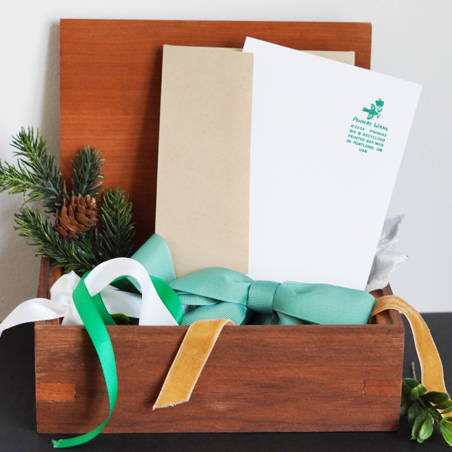 Celestial Winter Greetings Cards - Set of 3