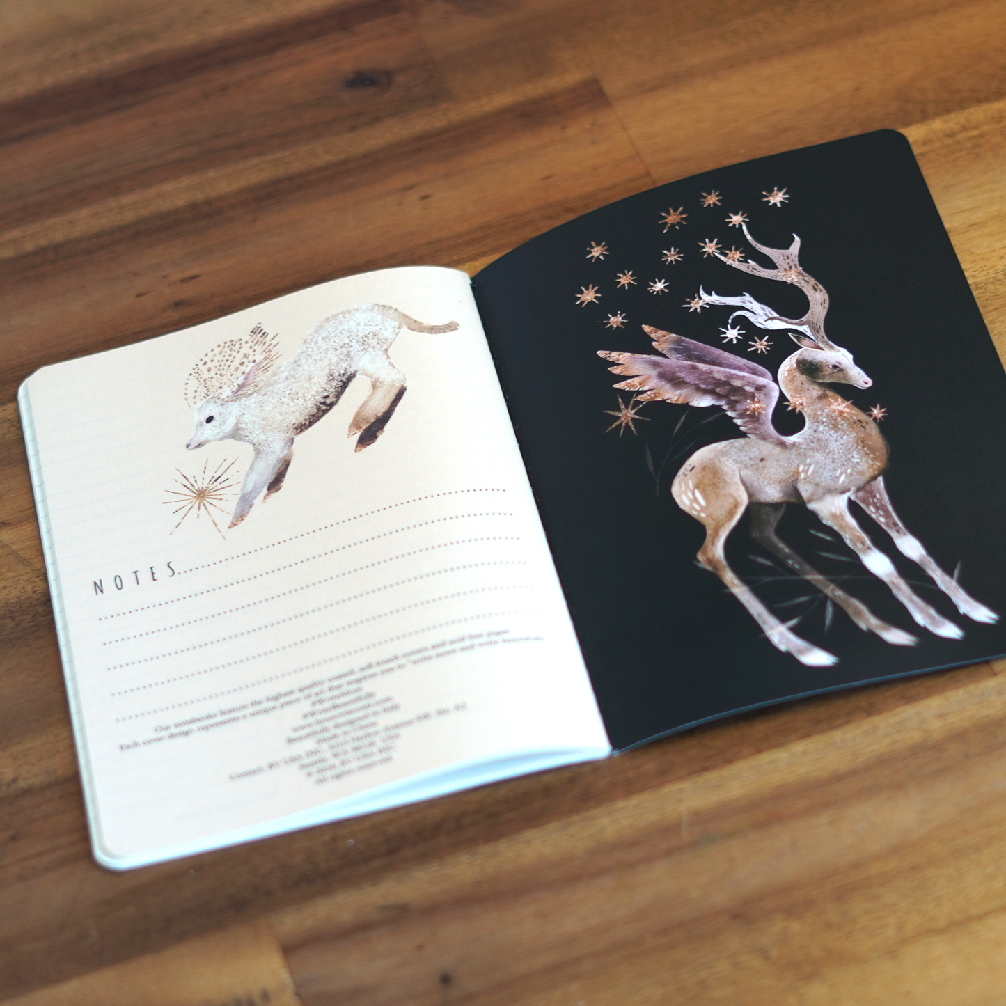 Moonlit Forest Fauna Notebook