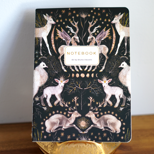 Moonlit Forest Fauna Notebook