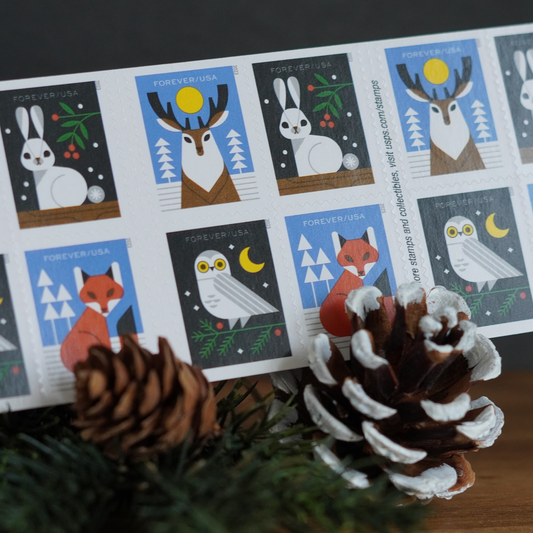 Stamps: Winter Woodland Animals